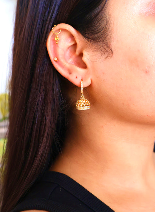 Floral Jhumka