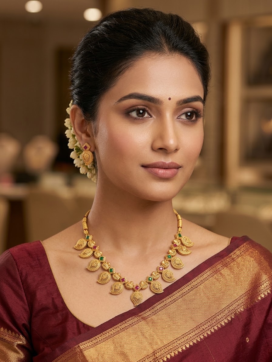 Traditional Mango Necklace set