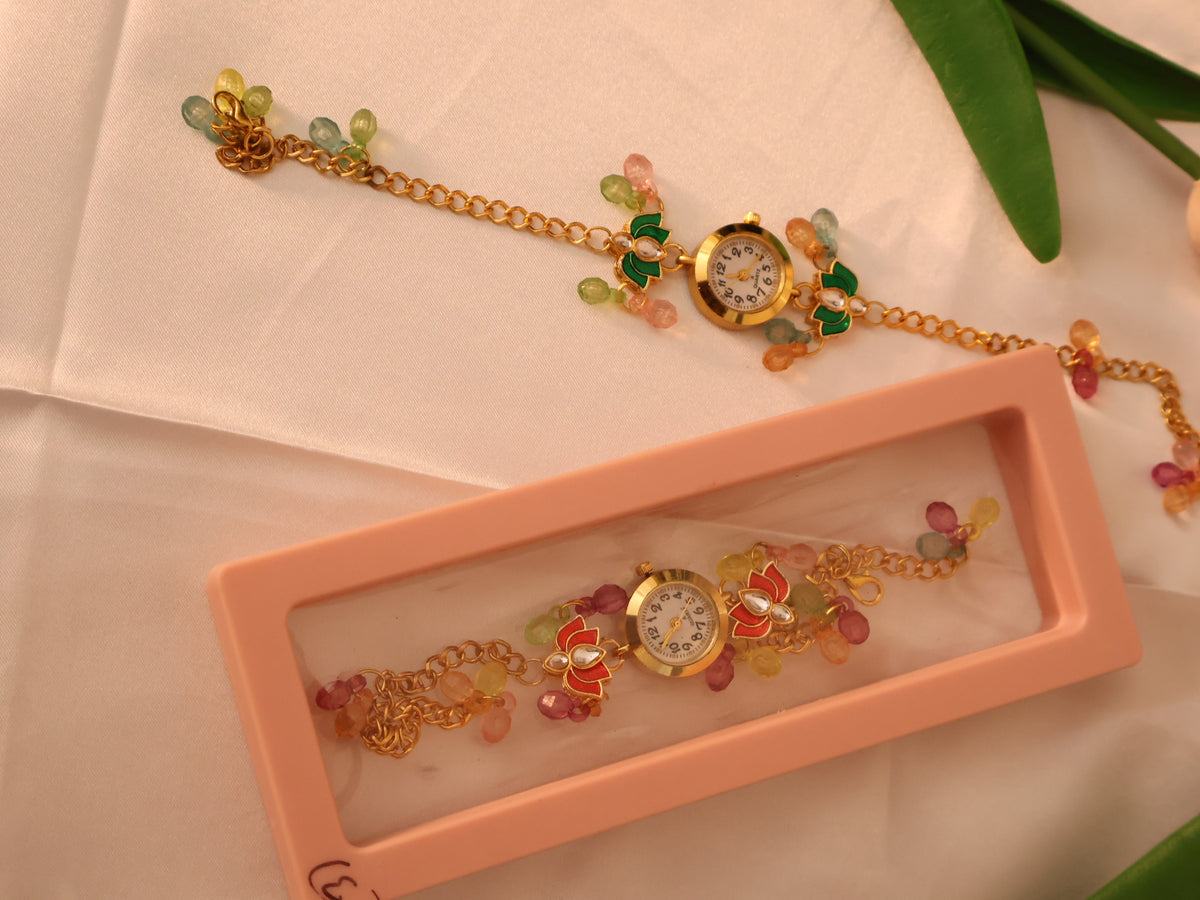 Lotus Bracelet Watch