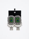 Silver Mayur Jhumka