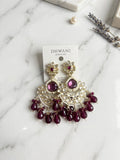 The Rani Rose Stone Jhumka